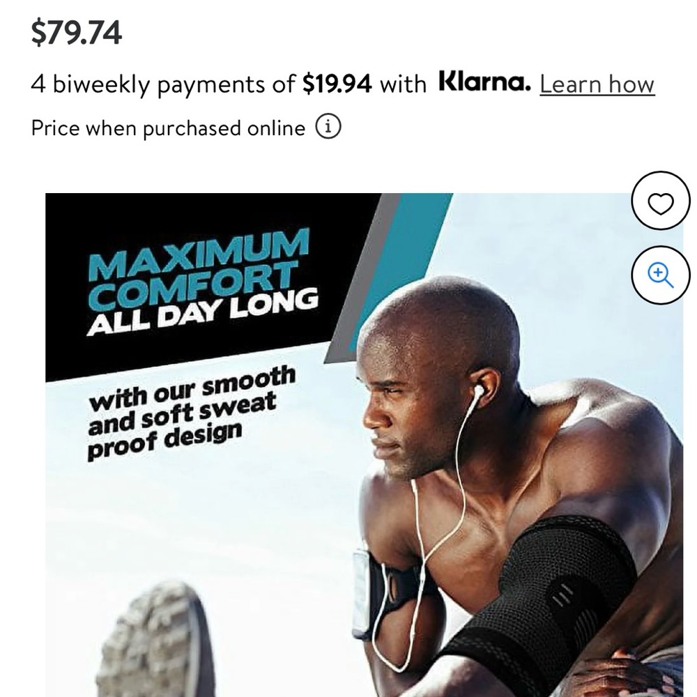 PowerLix Elbow Brace Compression Support Pair brand new